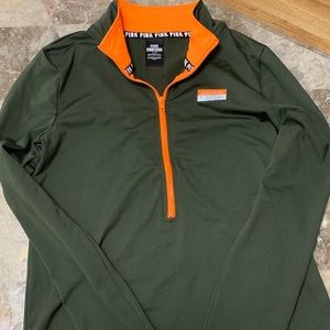 Victoria Secret Pink quarter zip pullover